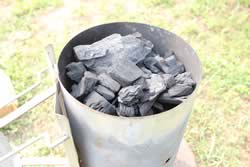 Fill Chimney with Charcoal