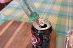 Injector in Cherry Dr. Pepper can