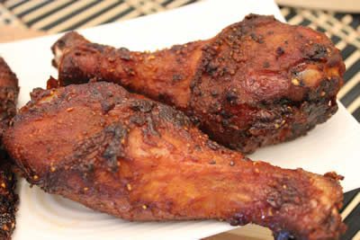 Smoked Chicken Legs and thighs