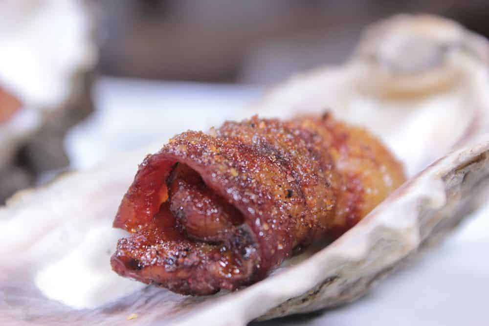 Smoked Oysters Wrapped in Bacon "Angels on Horseback"