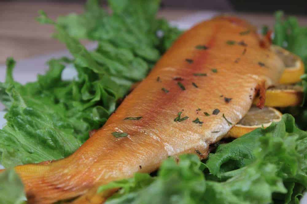 smoked trout golden with lemon and herbs smoking meat newsletter smoked trout golden with lemon and herbs smoking meat newsletter
