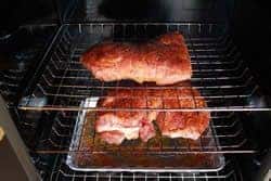 Pork Sirloin Roasts direction on Grate