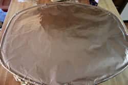 Pan covered with foil