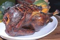 Smoking turkey for Thanksgiving