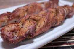 Braided Smoked Pork Tenderloin