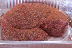 Beef sirloin tip roast with Jeff's rub