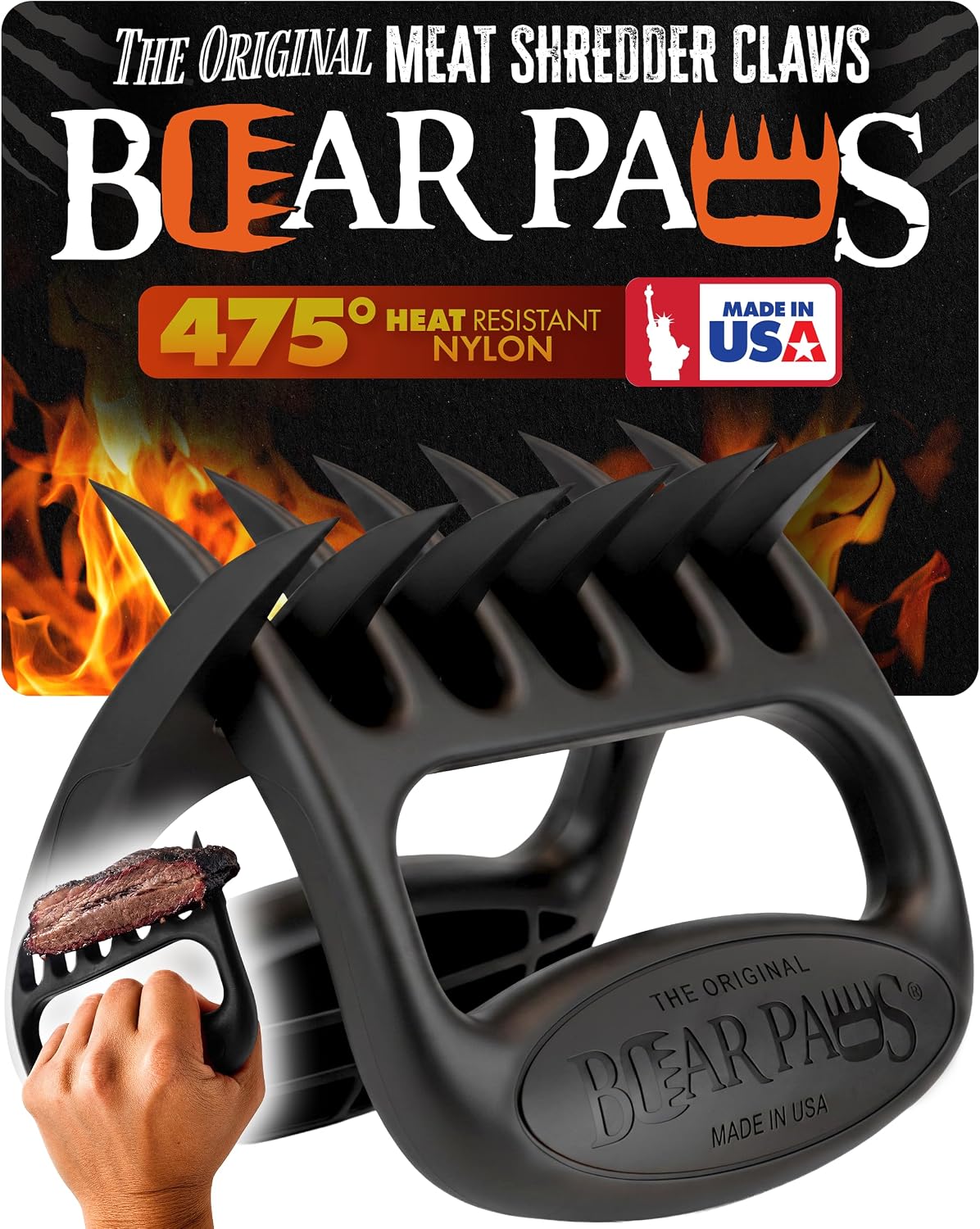 My Favorite Smoking and Cooking Tools 7 Bear Paws black nylon meat shredding claws