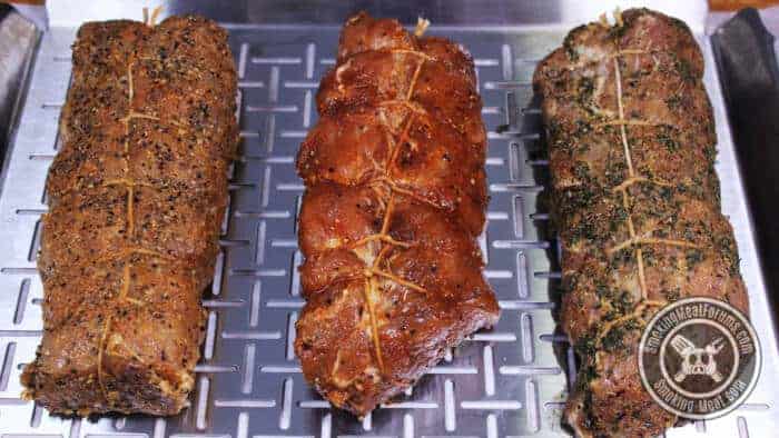 Smoked Pork Loin Trifecta
