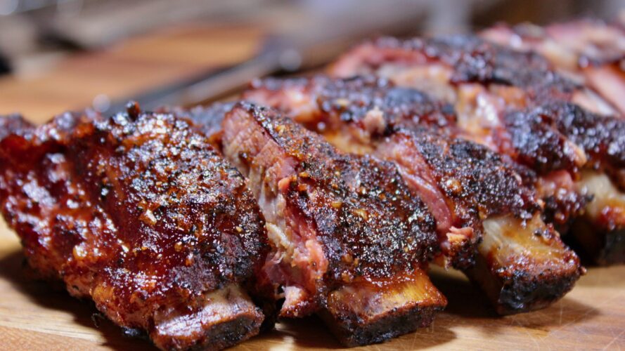Coffee Brined, Smoked Baby Back Ribs 3 IMG 1248 cropped