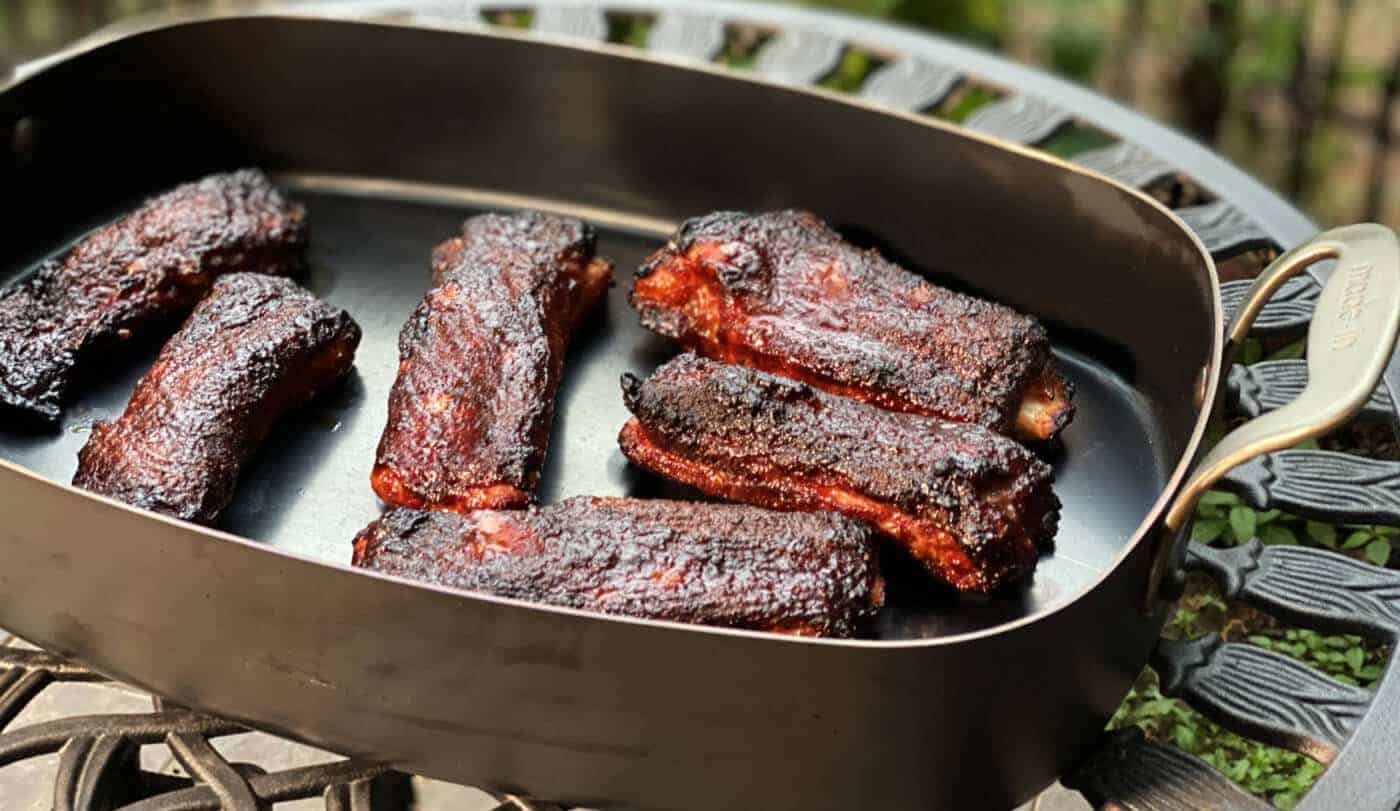 Wide Cut Individual Smoked Pork Spare Ribs Learn to Smoke Meat with Jeff Phillips