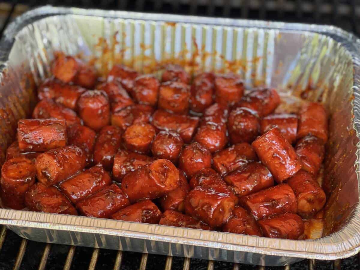 Smoked Hot Dog Burnt Ends Learn to Smoke Meat with Jeff Phillips