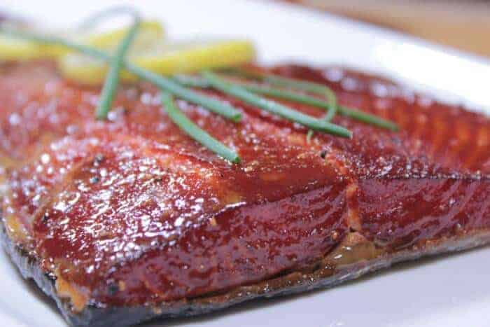 Maple Glazed Smoked Salmon