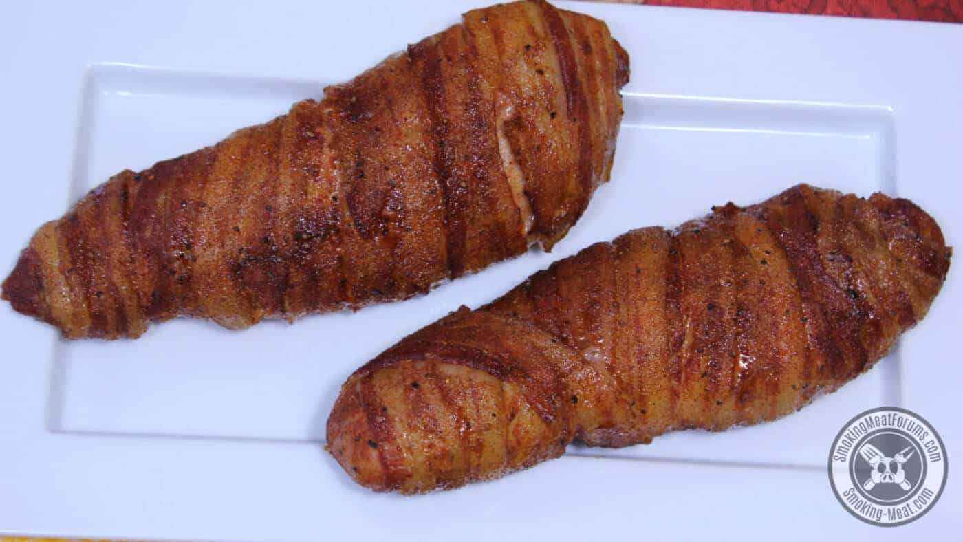 Bacon Wrapped Smoked Turkey Tenderloins