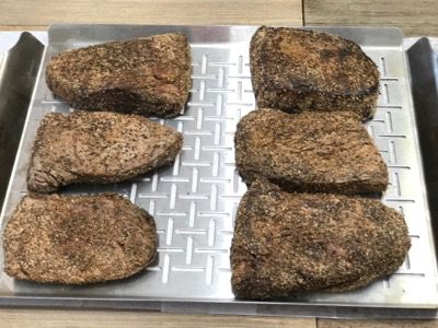 Seared and Smoked Top Sirloin Steaks 20 IMG 1716