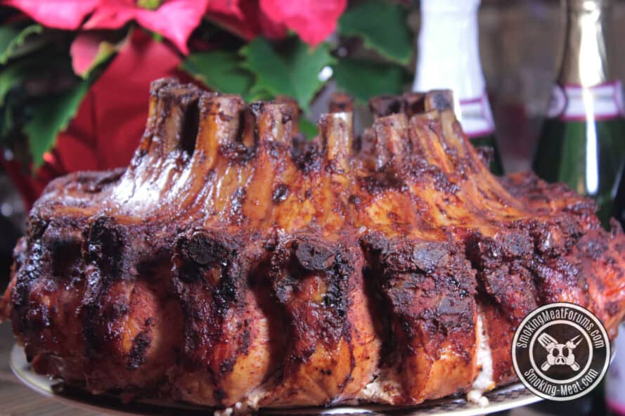 Smoked Pork Crown Roast