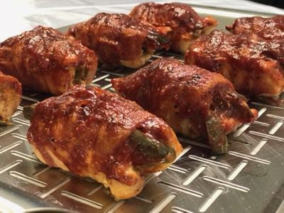 Jalapeño Cream Cheese Stuffed Chicken Thighs-image