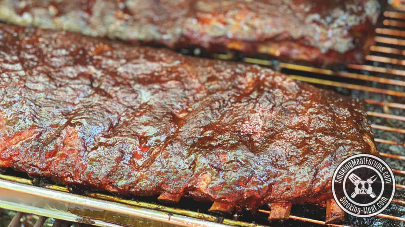 Sweet 'n Sticky Honey Barbecue Pork Ribs - Learn to Smoke Meat