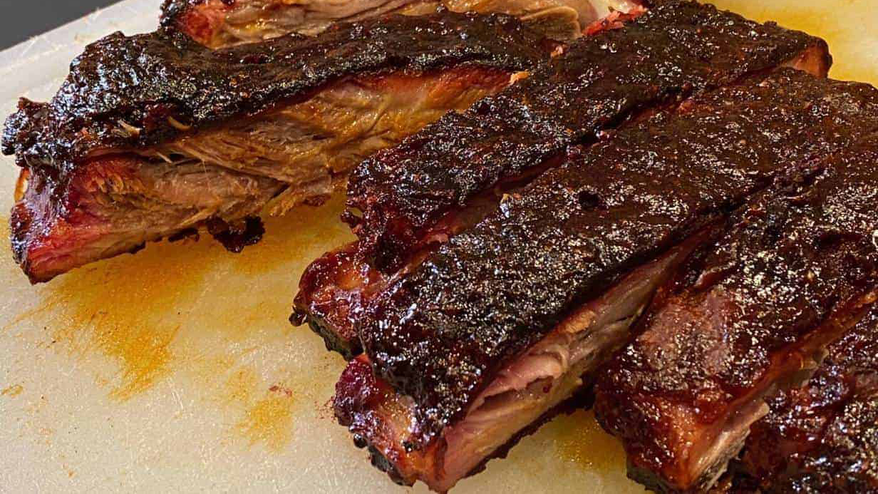 Sweet 'n Sticky Honey Barbecue Pork Ribs 13 IMG 2572 cropped