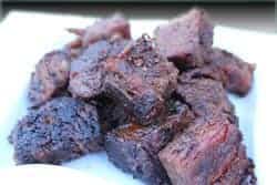 Finished burnt ends