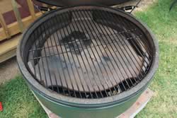 Plate setter and grate into place