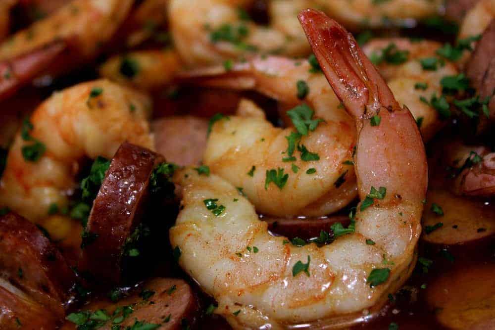 Pan Smoked Shrimp with Butter