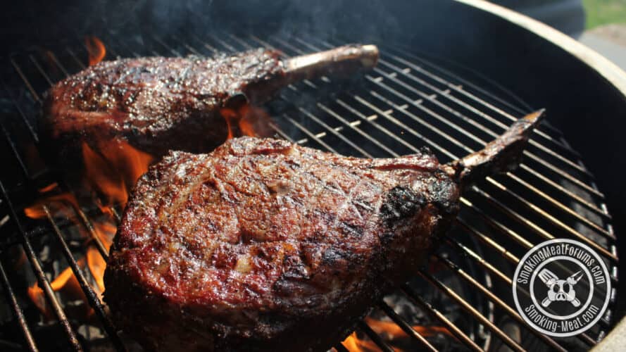 Smoked Tomahawk Steaks: Reverse Seared to Perfection