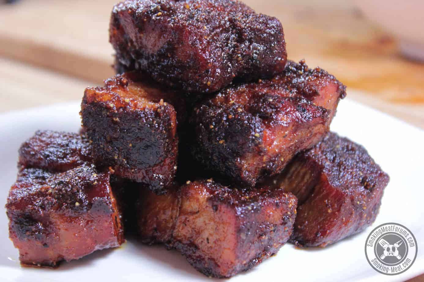 Pork Burnt Ends w/ Spicy Butter Injection