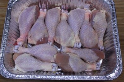 Alabama White Sauce on Smoked Chicken Drumsticks 3 IMG 3595