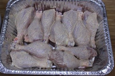 Alabama White Sauce on Smoked Chicken Drumsticks 4 IMG 3598