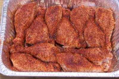 Alabama White Sauce on Smoked Chicken Drumsticks 6 IMG 3608