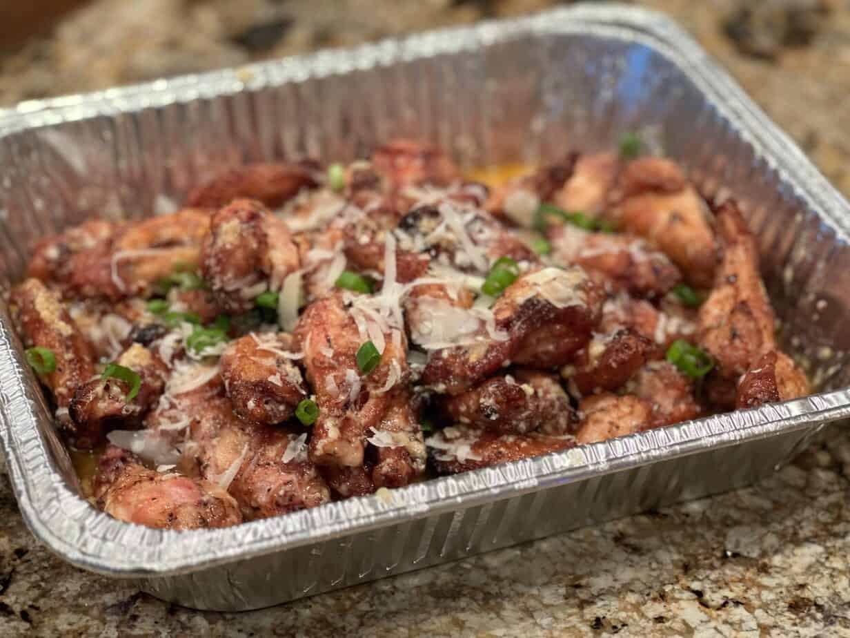 Smoked Garlic Parmesan Chicken Wings 21 IMG 3632