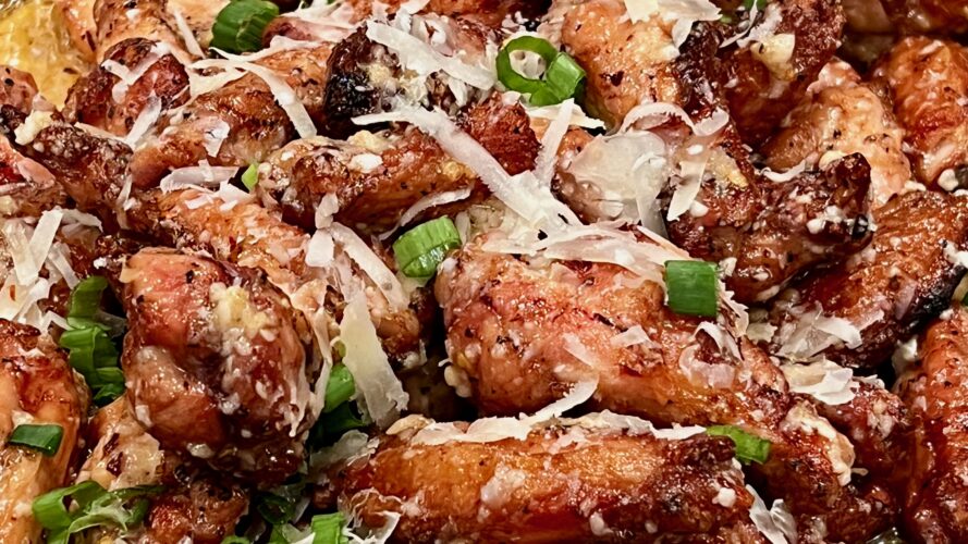 Smoked Chicken Wings -Garlic Parmesan 2 IMG 3638