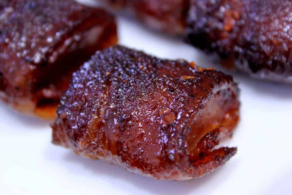 Bacon Wrapped Kielbasa – Brown Sugar and Beer Glazed