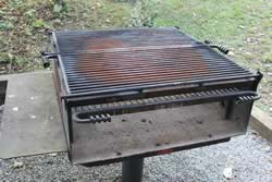 Large charcoal grill