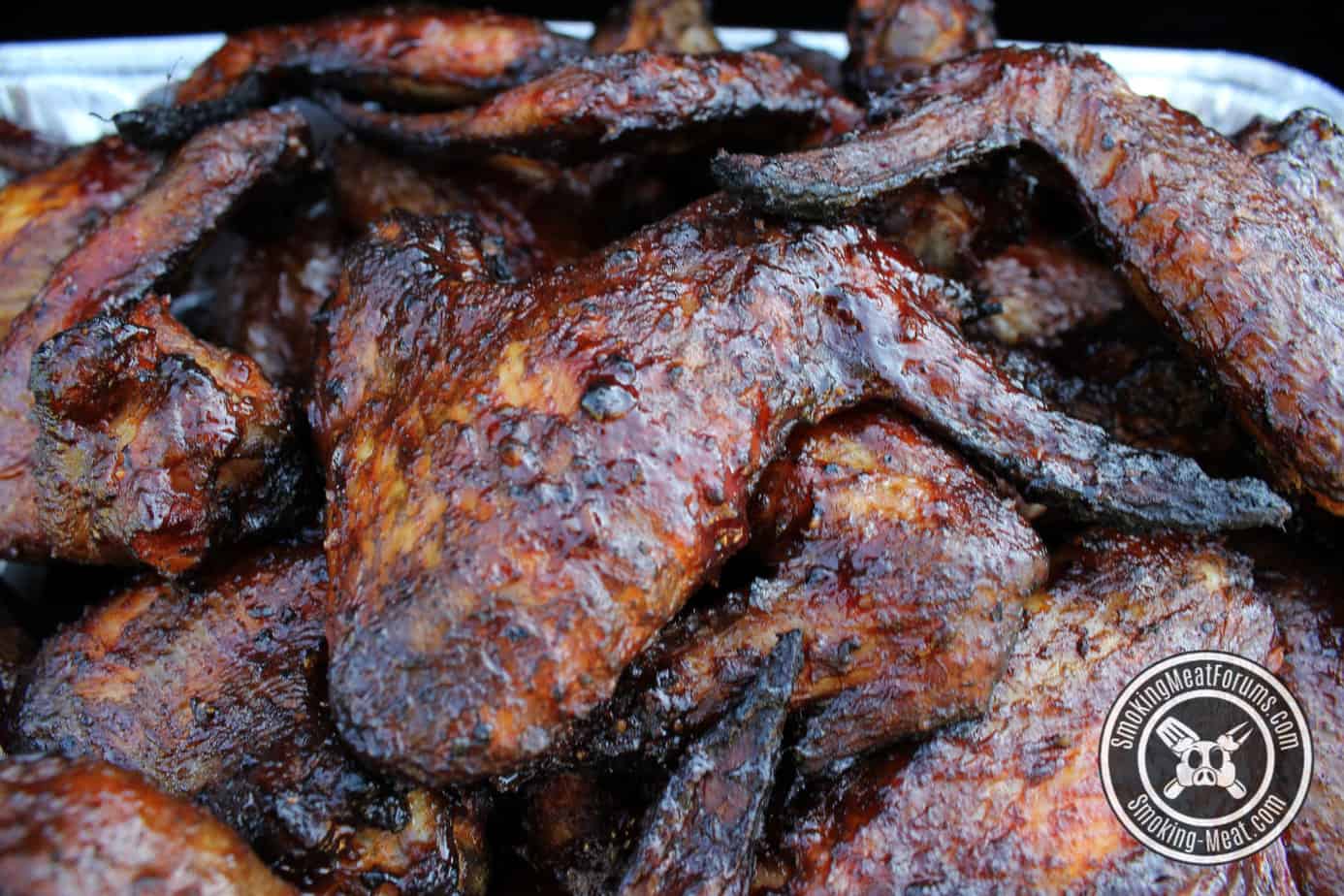 Smoked Turkey Wings - Delicious Little Bites