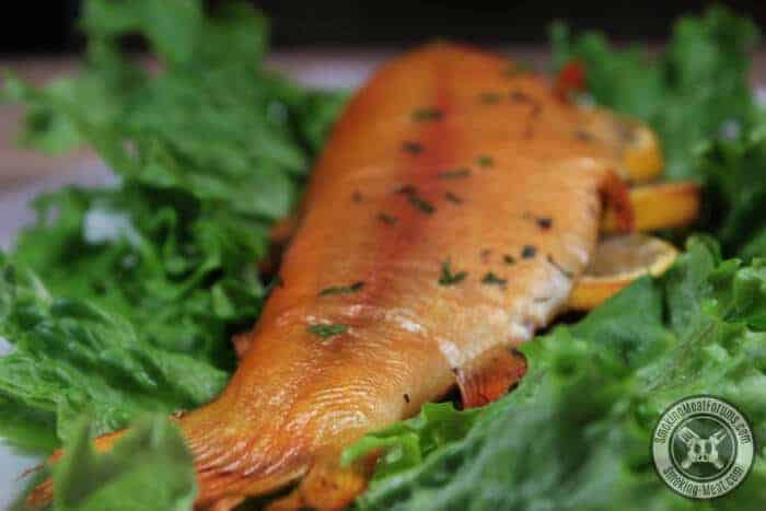 Smoked Trout with Lemon and Herbs