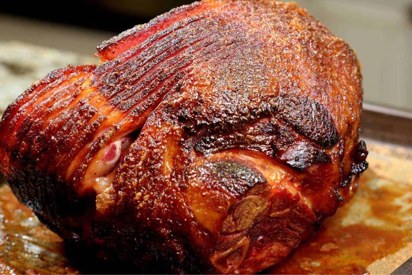 Double Smoked Holiday Ham Glazed with Maple Syrup - Learn to Smoke Meat  with Jeff Phillips