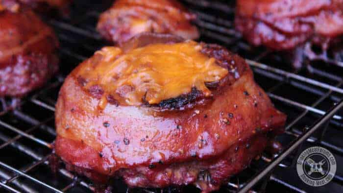 Stuffed Pocket Burgers on the Smoker