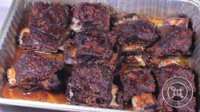 Wine Braised Smoked Beef Short Ribs