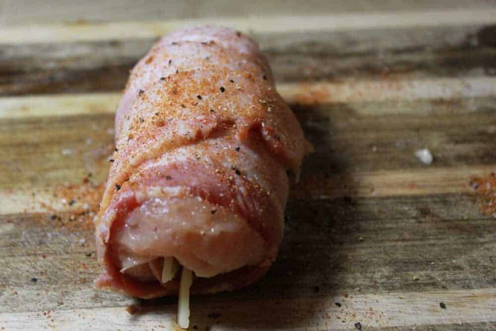 Smoked Bacon Wrapped Chicken Cordon Bleu