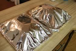 Pork Butts covered with Foil