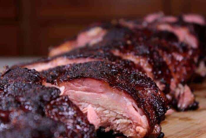 Smoked Ribs with Maple BBQ Glaze