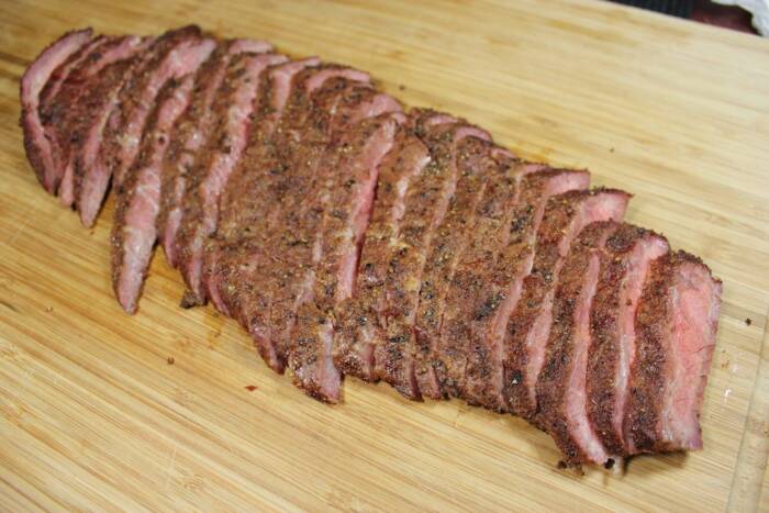 Texas Style Smoked Flat Iron Steak