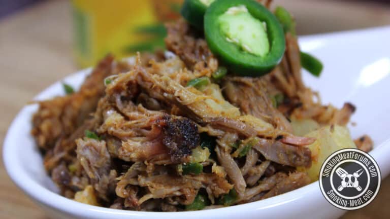 Jalapeno Pineapple Smoked Pulled Pork