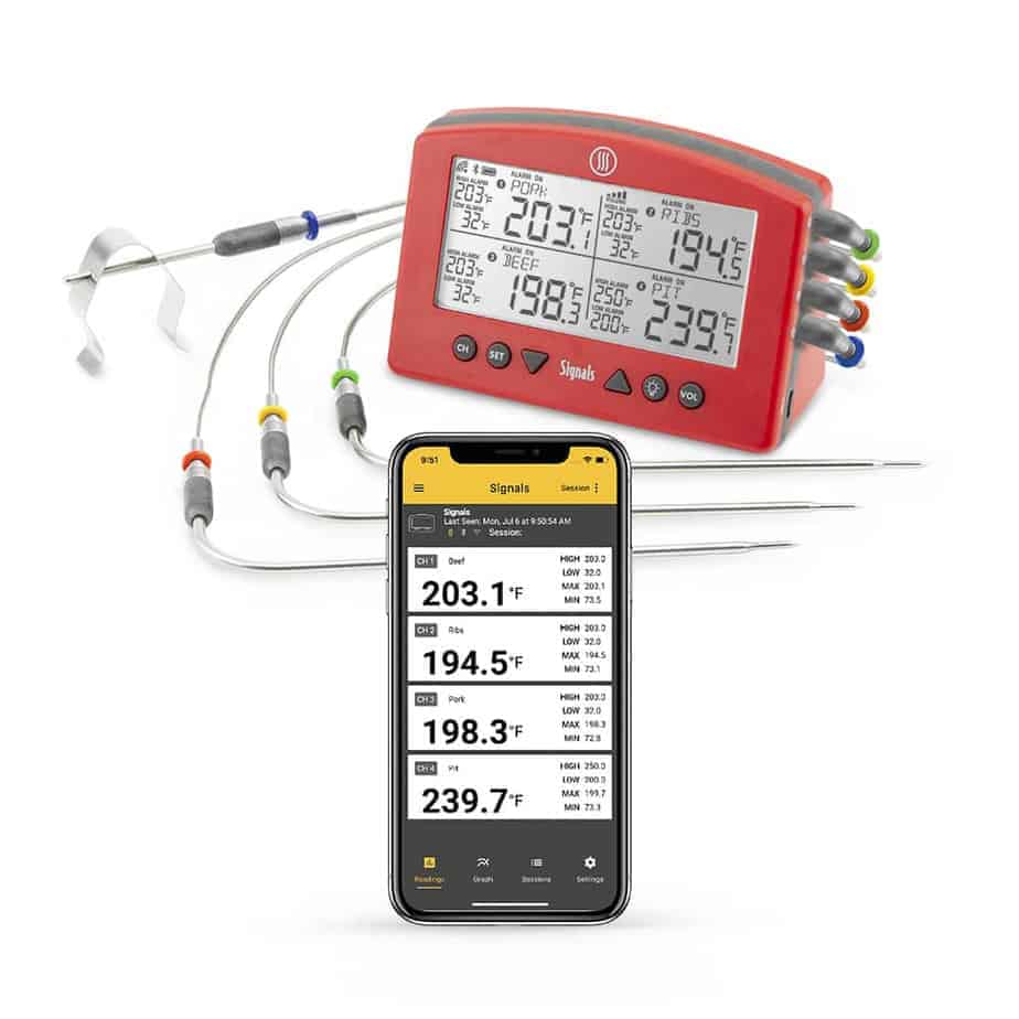 Dual Probe Wireless Thermometer — SmokinTex Electric Smokers