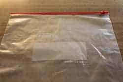 Jumbo zip-loc bags