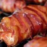 bacon wrapped chicken thighs