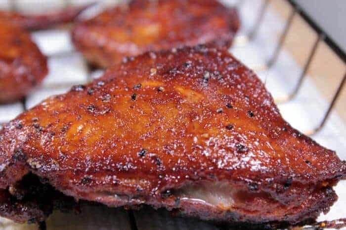 Delicious Beer Brined Smoked Chicken