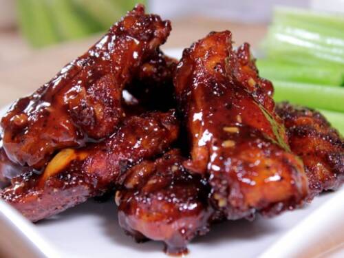 Grilled barbecue cheap chicken wings
