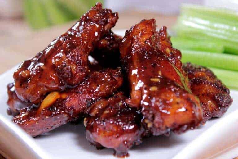 Honey Barbecue Smoked Chicken Wings